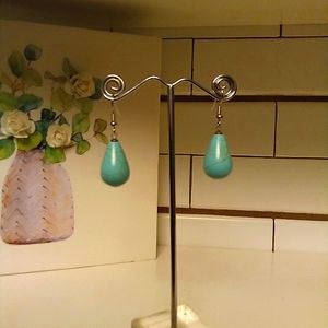 Turquoise dangly earrings